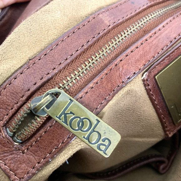 KOOBA ANNIE Brown Leather Lace Corset Messenger Bag OS - Picture 13 of 15